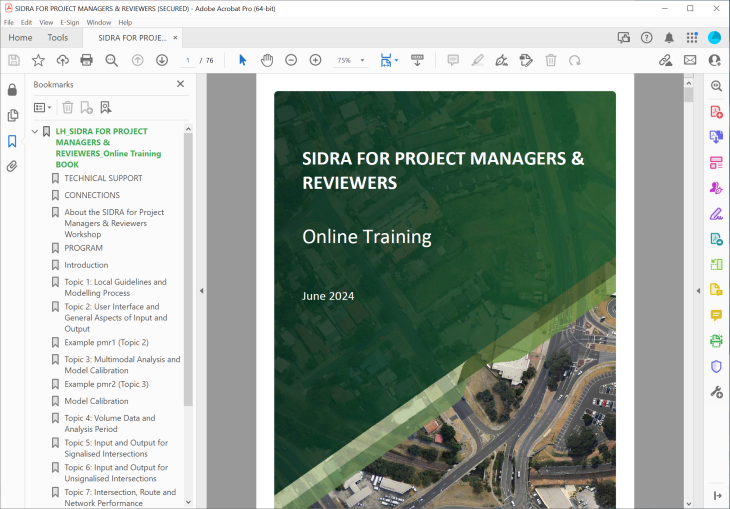 PMR Online Training PDF file view 1